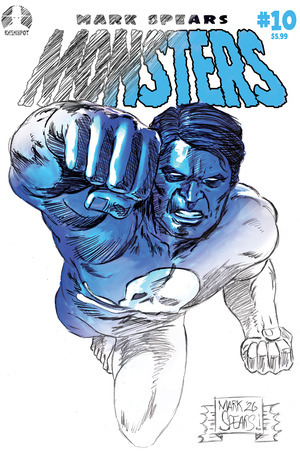 [Mark Spears Monsters #10 (Cover C - Mark Spears Midknight Man Concept Variant)]