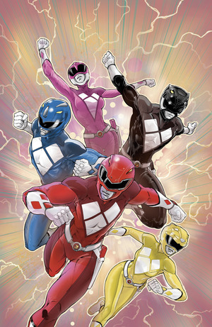 [Mighty Morphin Power Rangers (series 2) #1 (1st printing, Cover F - Andrew Lee Griffith Full Art Foil Incentive)]