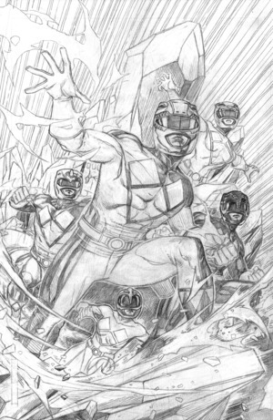 [Mighty Morphin Power Rangers (series 2) #1 (1st printing, Cover M - Jim Cheung Full Art Unlimited Variant)]