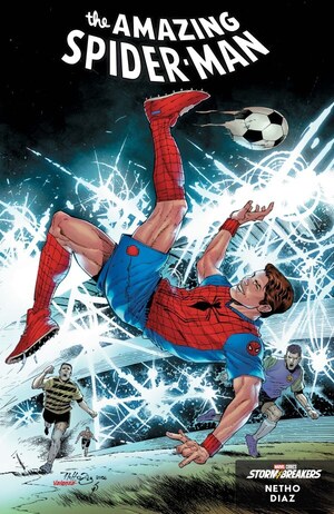 [Amazing Spider-Man (series 7) No. 30 (Cover D - Netho Diaz Marvel Soccer Variant)]