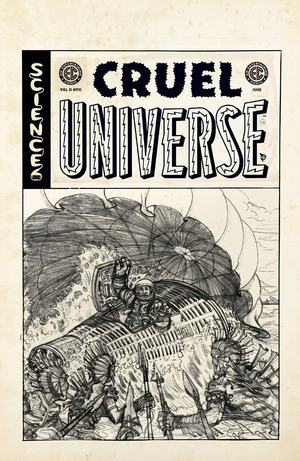 [EC: Cruel Universe (series 2) #11 (Cover D - Oliver Dominguez B&W Artist Edition Incentive)]