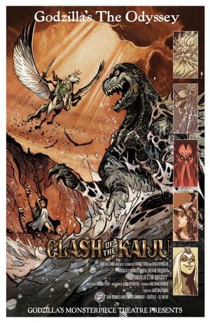 [Godzilla's Monsterpiece Theatre Presents: Godzilla's The Odyssey #1 (Cover C - Pablo Tunica Movie Homage Variant)]