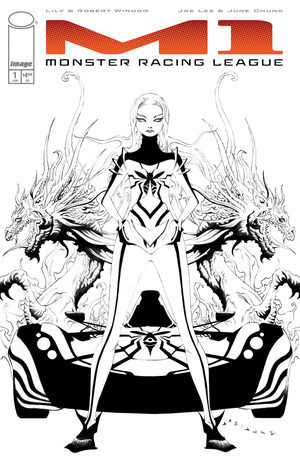 [M1: Monster Racing League #1 (1st printing, Cover E - Jae Lee B&W Incentive)]