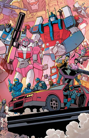[M.A.S.K. #1 (1st printing, Cover E - Tom Reilly Energon Universe Third Anniversary Connecting Variant)]