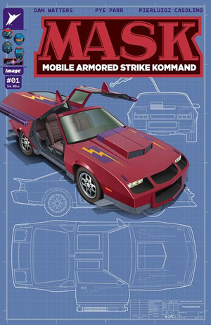 [M.A.S.K. #1 (1st printing, Cover H - E.J. Su Incentive)]
