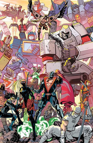 [Transformers (series 4) #33 (Cover F - Tom Reilly Energon Universe 3rd Anniversary Variant)]
