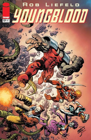[Youngblood #100 (1st printing, Cover E - Erik Larsen)]