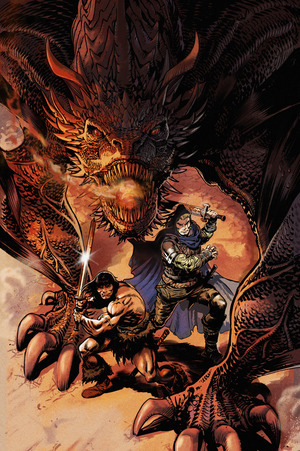 [Conan and Dragonero #2 (Cover D - Fernando Dagnino Full Art Variant)]