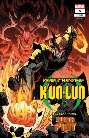 [Deadly Hands of K'un-Lun No. 5 (Cover B - Leo Chiola War Fist Variant)]