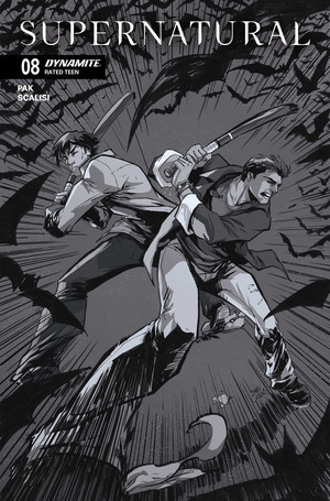 [Supernatural (series 5) #8 (Cover G - David Cousens Line Art Incentive)]