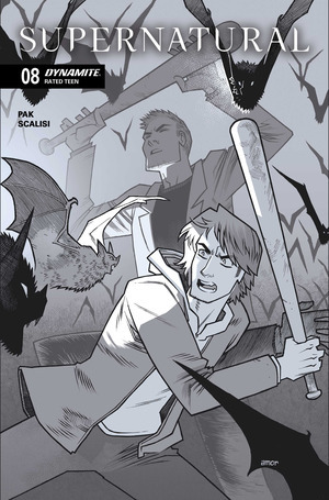 [Supernatural (series 5) #8 (Cover H - John Amor Line Art Incentive)]