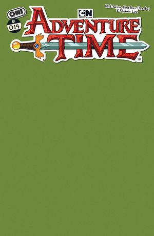 [Adventure Time (series 2) #14 (Cover C - Betty Grof Green Blank)]
