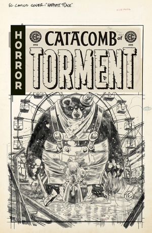 [EC: Catacomb of Torment #12 (Cover D - Tom Fowler B&W Artist Edition Incentive)]