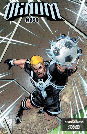 [Venom No. 259 (Cover C - Luciano Vecchio Marvel Soccer Variant)]