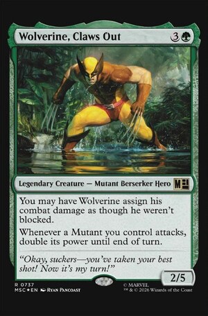[Wolverine (series 8) No. 22 (Cover B - Ryan Pancoast Magic: The Gathering Variant)]