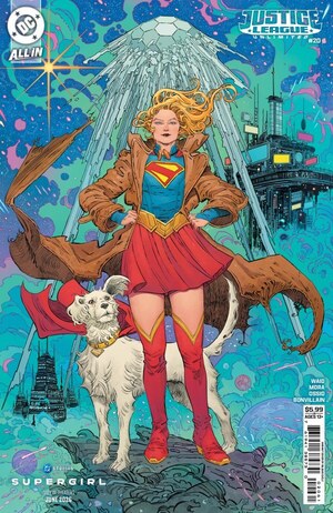 [Justice League Unlimited (series 2) 20 (Cover F - Bilquis Evely Supergirl Movie Variant)]