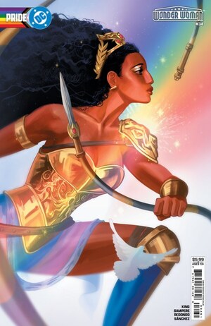 [Wonder Woman (series 6) 34 (Cover E - Fatima Wajid DC Pride Variant)]