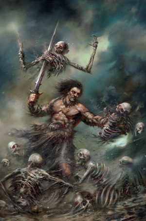 [Conan the Barbarian (series 5) #32 (Cover E - Nick Percival Full Art Variant)]
