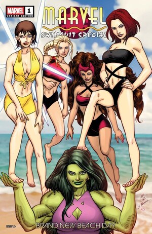 [Marvel Swimsuit Special - Brand New Beach Day No. 1 (Cover J - John Romita Jr. Incentive)]