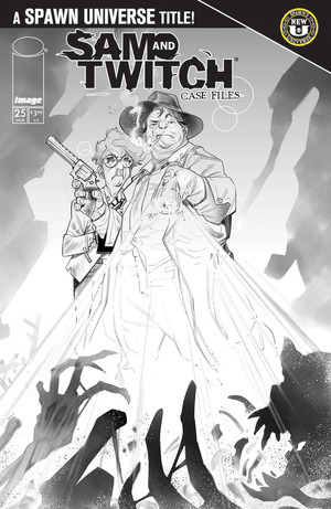 [Sam and Twitch: Case Files #25 (Cover B - Ig Guara B&W Variant)]