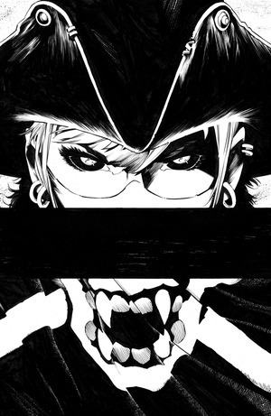 [Vampyrates! #1 (Cover F - Luca Pizzari Full Art B&W Incentive)]