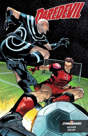 [Daredevil (series 9) No. 4 (1st printing, Cover C - Geoff Shaw Marvel Soccer Variant)]