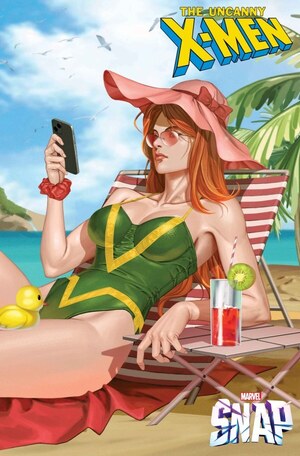 [Uncanny X-Men (series  6) No. 31 (Cover F - InHyuk Lee Marvel Snap Swimsuit Variant)]