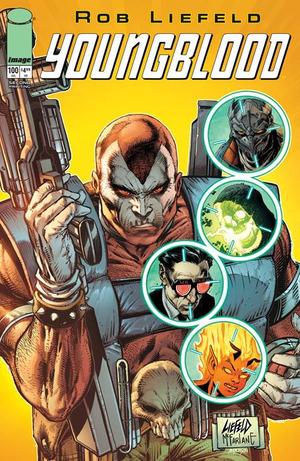[Youngblood #100 (2nd printing, Cover B - Ghost Machine)]