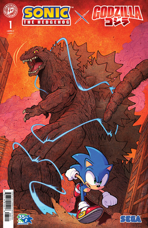 [Sonic the Hedgehog x Godzilla #1 (Cover A - Jack Lawrence)]