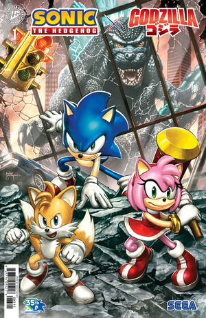 [Sonic the Hedgehog x Godzilla #1 (Cover E - Mico Suayan)]