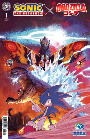 [Sonic the Hedgehog x Godzilla #1 (Cover G - Miles Arq Incentive)]