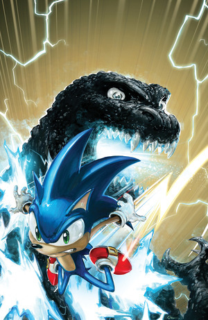 [Sonic the Hedgehog x Godzilla #1 (Cover I - Clayton Crain Full Art Incentive)]