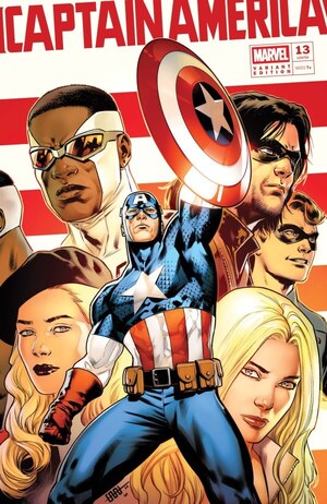 [Captain America (series 11) No. 13 (Cover E - CAFU Semiquincentennial Wraparound Variant)]