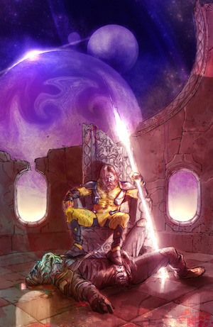 [Valiant Beyond: X-O Manowar - God Hunt #4 (Cover D - Ennio Bufi Full Art Variant)]