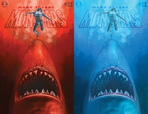 [Mark Spears Monsters #11 (Cover B - Mark Spears Shark Attack Jaws Homage Foil)]