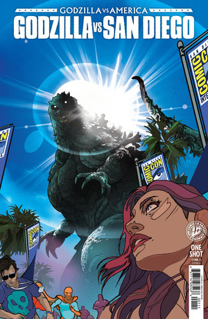 [Godzilla vs. America - San Diego #1 (Cover A - Christian Ward)]
