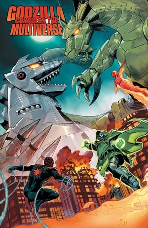 [Godzilla Conquers the Multiverse No. 1 (Cover B - Juan Frigeri Foil)]