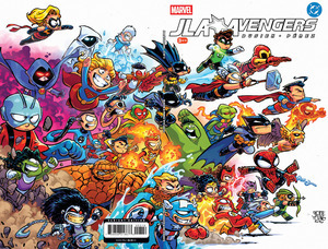 [JLA / Avengers No. 3 Facsimile Edition (Cover J - Skottie Young Wraparound Incentive)]