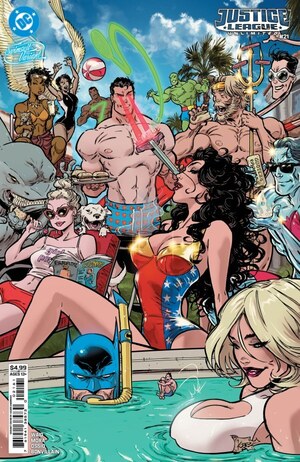 [Justice League Unlimited (series 2) 21 (Cover F - Kaare Andrews Swimsuit Variant)]