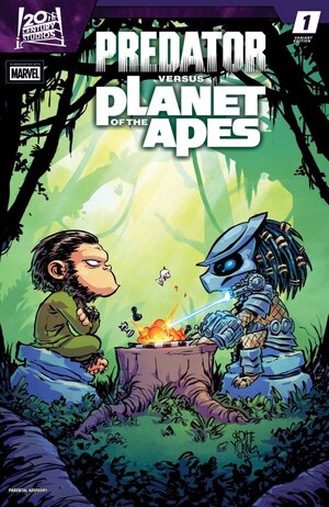 [Predator vs. Planet of the Apes No. 1 (Cover E - Skottie Young)]