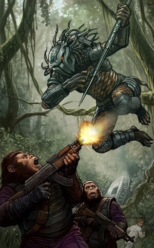 [Predator vs. Planet of the Apes No. 1 (Cover K - Stonehouse Full Art Incentive)]