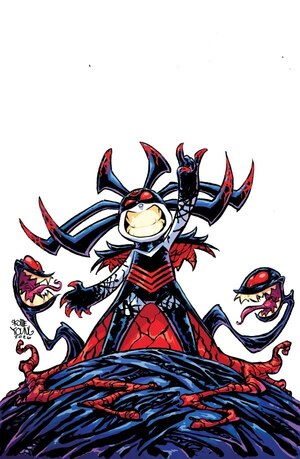 [Queen in Black No. 1 (Cover O - Skottie Young Full Art Incentive)]