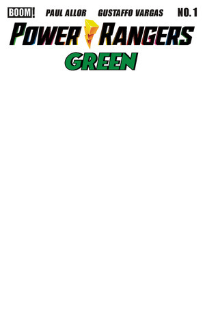 [Power Rangers: Green #1 (1st printing, Cover D - Blank)]