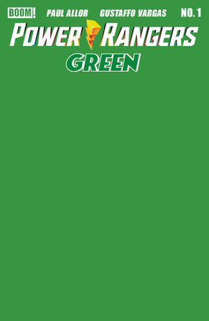 [Power Rangers: Green #1 (1st printing, Cover E - Green Blank)]