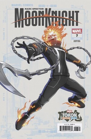 [Marc Spector: Moon Knight (series 2) No. 7 (Cover D - Marvel Tokon: Fighting Souls Variant)]