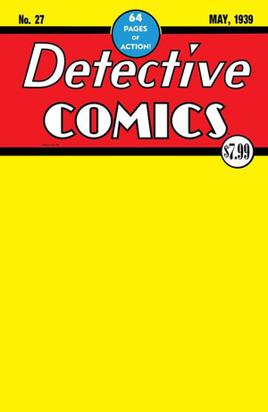 [Detective Comics 27 Facsimile Edition (2026 printing, Cover C - Blank)]