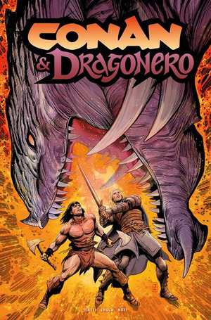 [Conan and Dragonero #4 (Cover A - Patch Zircher)]