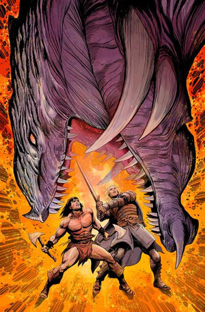 [Conan and Dragonero #4 (Cover C - Patch Zircher Full Art Variant)]