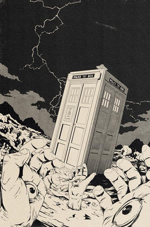 [Doctor Who - Circuit Breaker #2 (Cover E - Flops Dalek Takeover Color-Your-Own Variant)]
