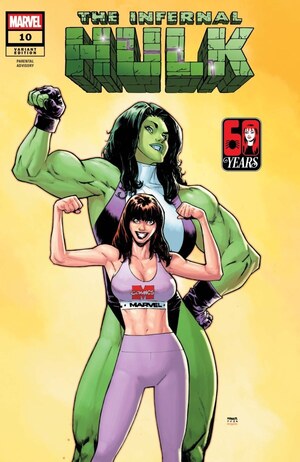 [Infernal Hulk No. 10 (Cover B - Humberto Ramos Mary Jane Watson Variant)]
